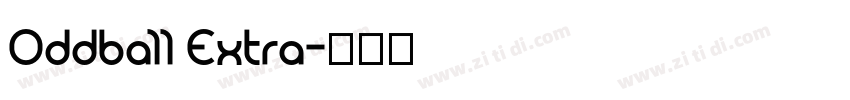 Oddball Extra字体转换